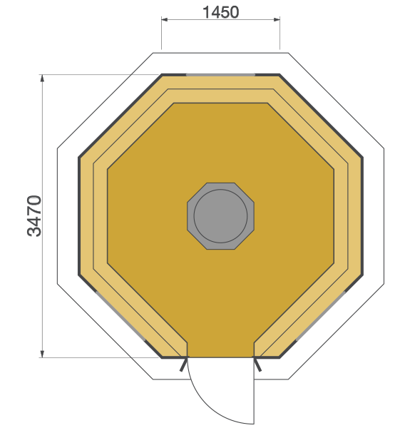 Marolf Mückengitter Lusthaus 10