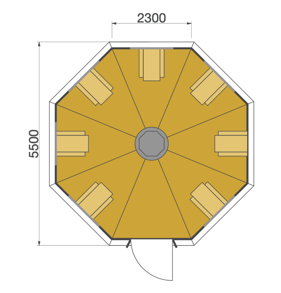 Marolf Mückengitter Grillhütte 25